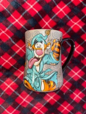 Discontinued Authentic Disney Tigger Wired For Another Day Ceramic Mug